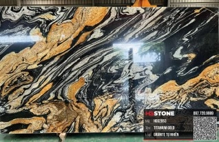 Đá Granite Titanium Gold